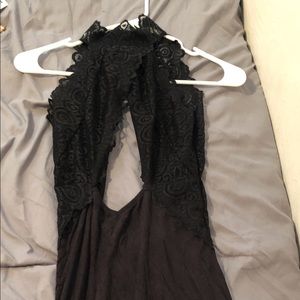 Fadhionnova dress long black dress that hugs body